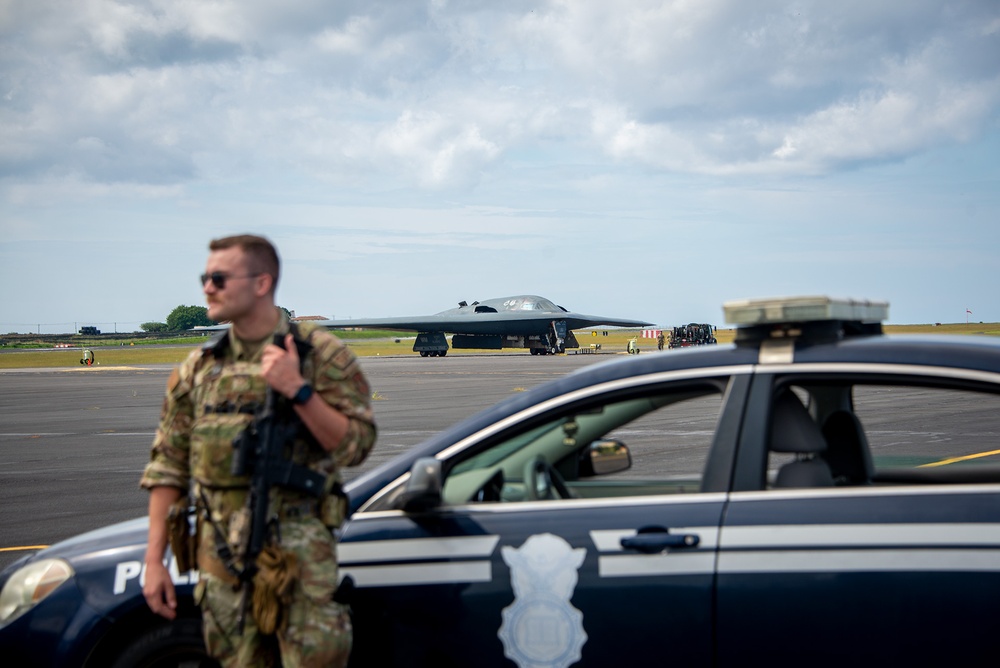 B-2 Spirit Bomber at Lajes Field