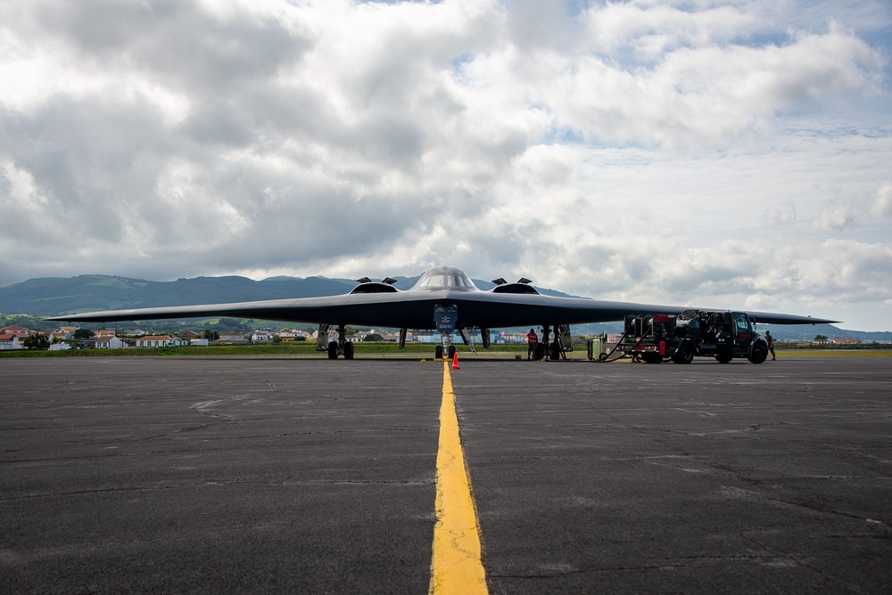 B-2 Spirit Bomber at Lajes Field