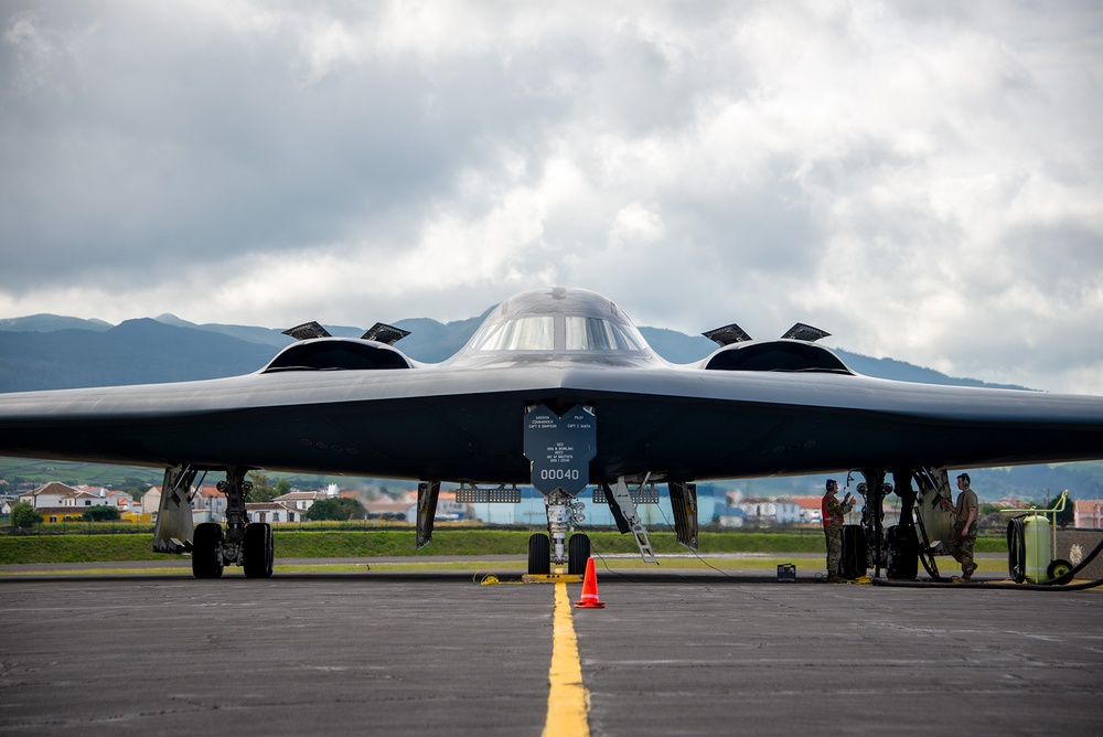 B-2 Spirit Bomber at Lajes Field