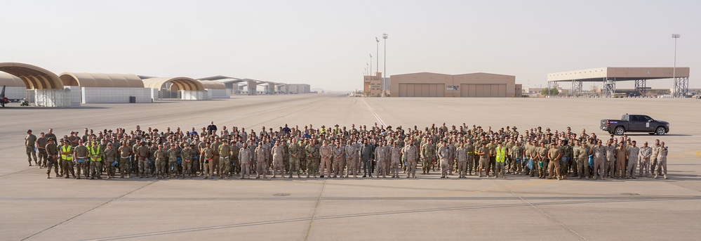 USAF and RSAF partner for FOD Walk