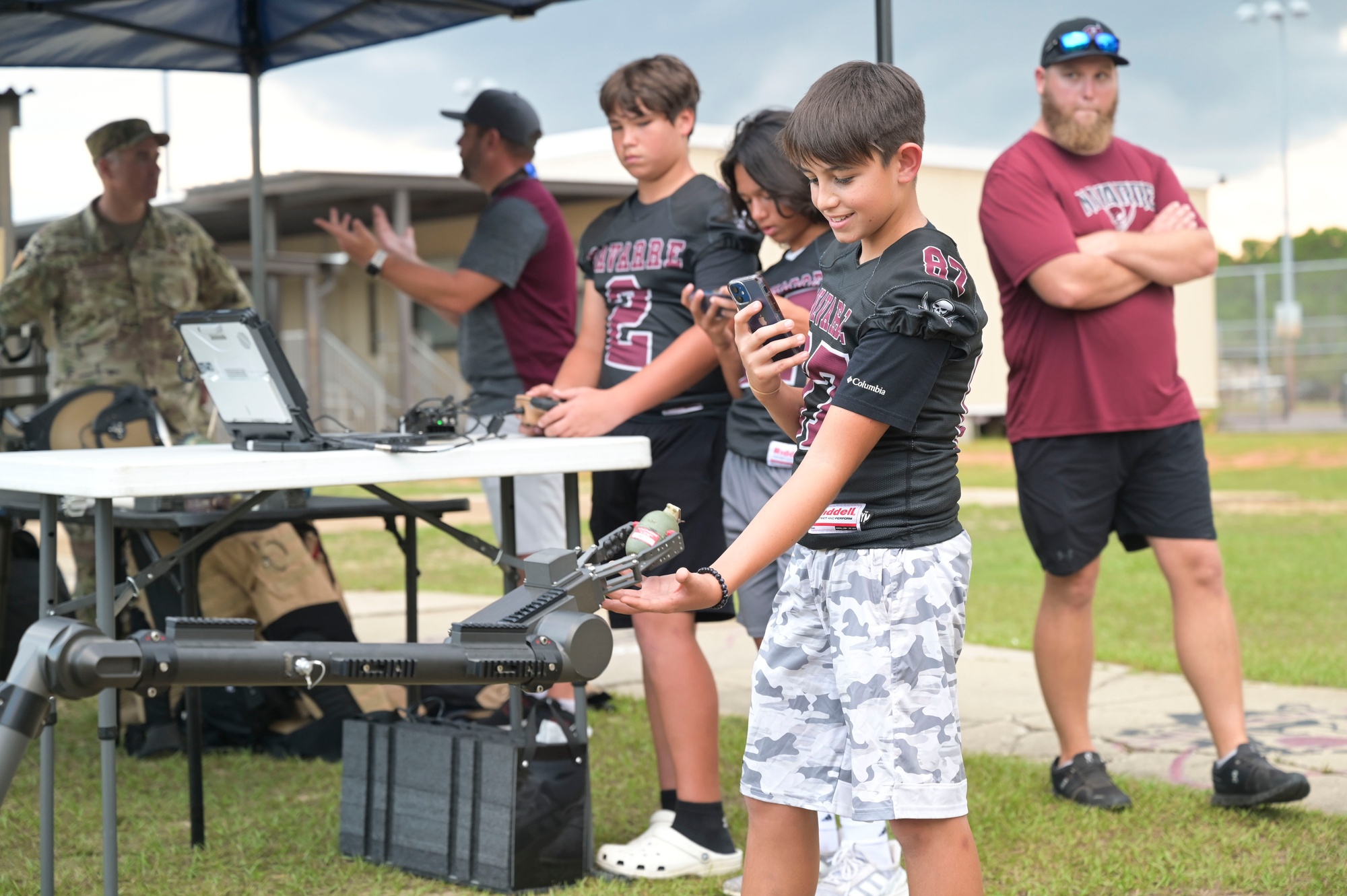 Airmen fly over and join FWB, Navarre Friday night football games >  Hurlburt Field > Article Display