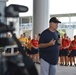 MCPON Jim Herdt, 9th Master Chief Petty Officer of the Navy speaks to CPO selectees at annual CPO Heritage Days training event at the Hampton Roads Naval Museum