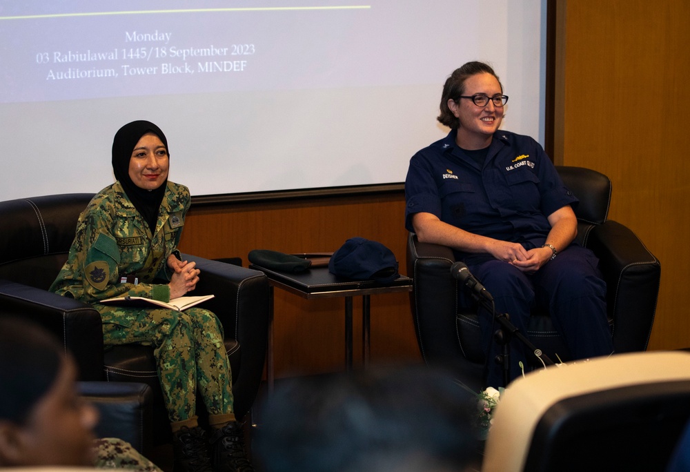 USCGC Munro Crew Attends Women, Peace, and Security Exchange During CARAT Brunei 2023