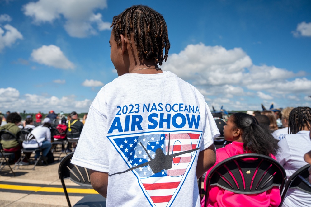 Virginia Beach 5th Graders Field Trip to NAS Oceana Air Show 2023