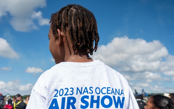 Virginia Beach 5th Graders Field Trip to NAS Oceana Air Show 2023