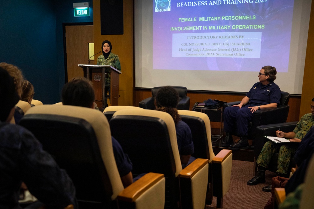 USCGC Munro Crew Attends Women, Peace, and Security Exchange During CARAT Brunei 2023