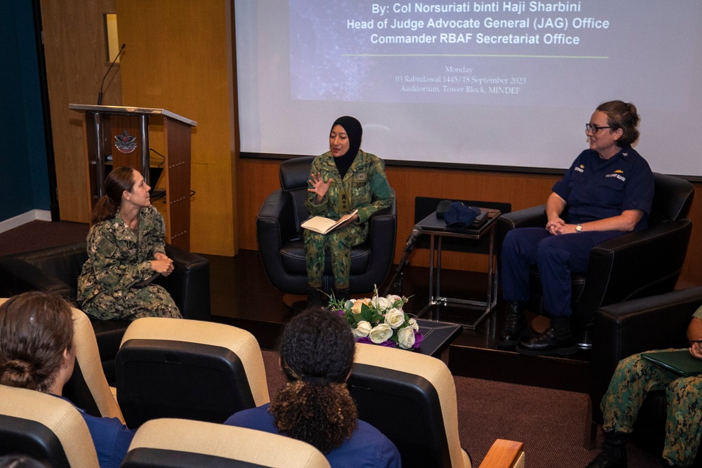 USCGC Munro Crew Attends Women, Peace, and Security Exchange During CARAT Brunei 2023