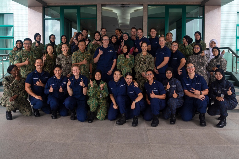 USCGC Munro Crew Attends Women, Peace, and Security Exchange During CARAT Brunei 2023