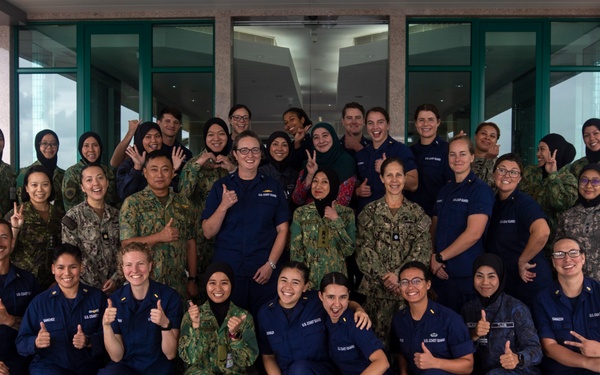 USCGC Munro Crew Attends Women, Peace, and Security Exchange During CARAT Brunei 2023