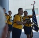 Chief Petty Officer selectees compete in cadence and guidon competition during annual CPO Heritage Days training event at the Hampton Roads Naval Museum