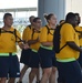 Chief Petty Officer selectees compete in cadence and guidon competition during annual CPO Heritage Days training event at the Hampton Roads Naval Museum