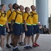 Chief Petty Officer selectees compete in cadence and guidon competition during annual CPO Heritage Days training event at the Hampton Roads Naval Museum