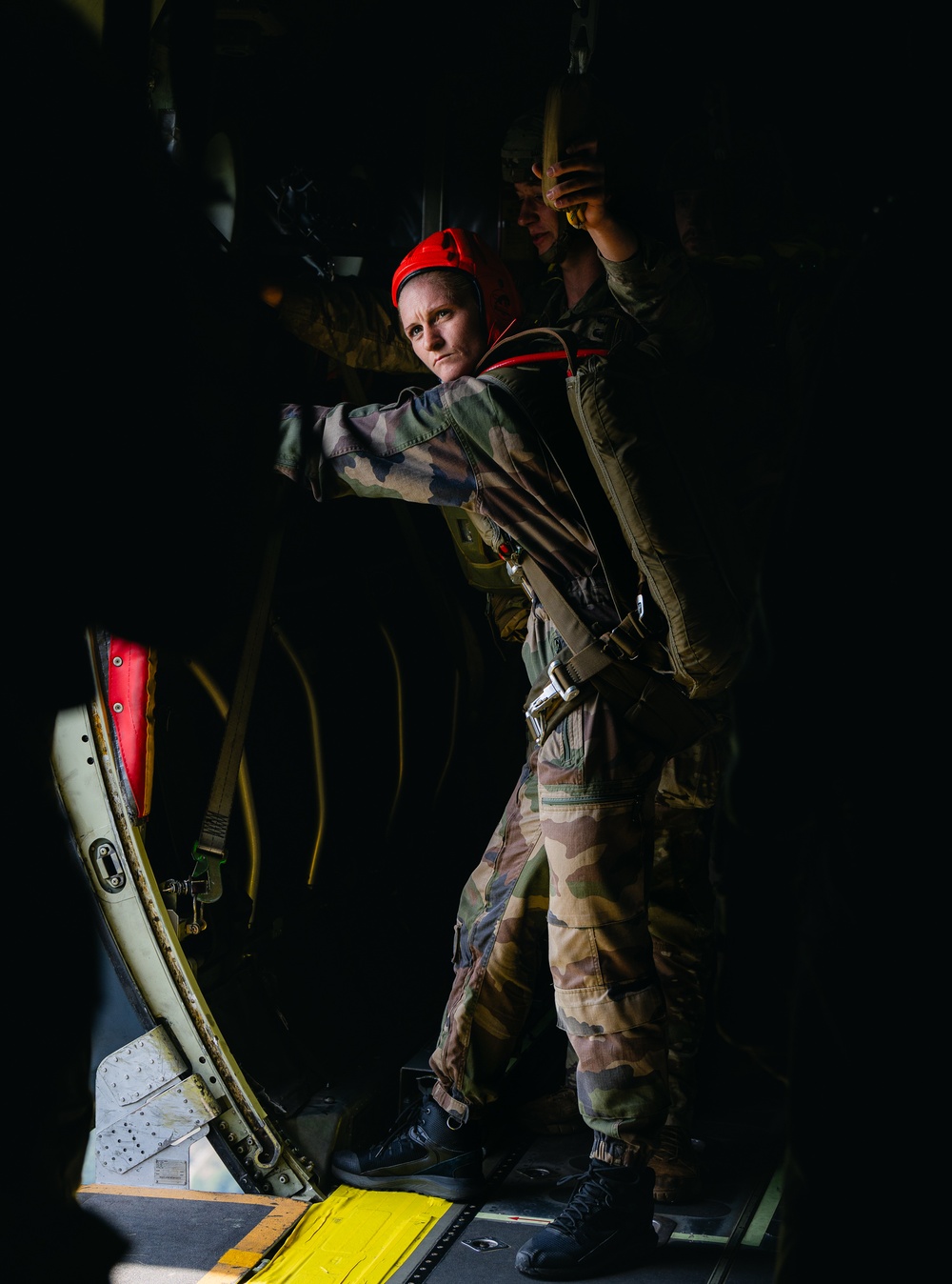 Sky Soldiers Trade Parachutes With Allied Paratroopers During Exercise Falcon Leap
