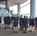 Chief Petty Officer selectees compete in cadence and guidon competition during annual CPO Heritage Days training event at the Hampton Roads Naval Museum