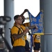 Chief Petty Officer selectees compete in cadence and guidon competition during annual CPO Heritage Days training event at the Hampton Roads Naval Museum