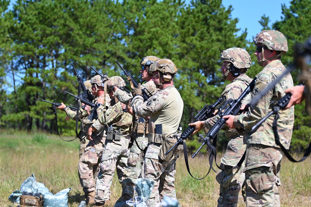 Fort Dix – RANGE 47B 1 BN 254 REGT NON STANDARD LFX. September 15, 2023