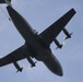 Paratroopers exit aircraft during Falcon Leap