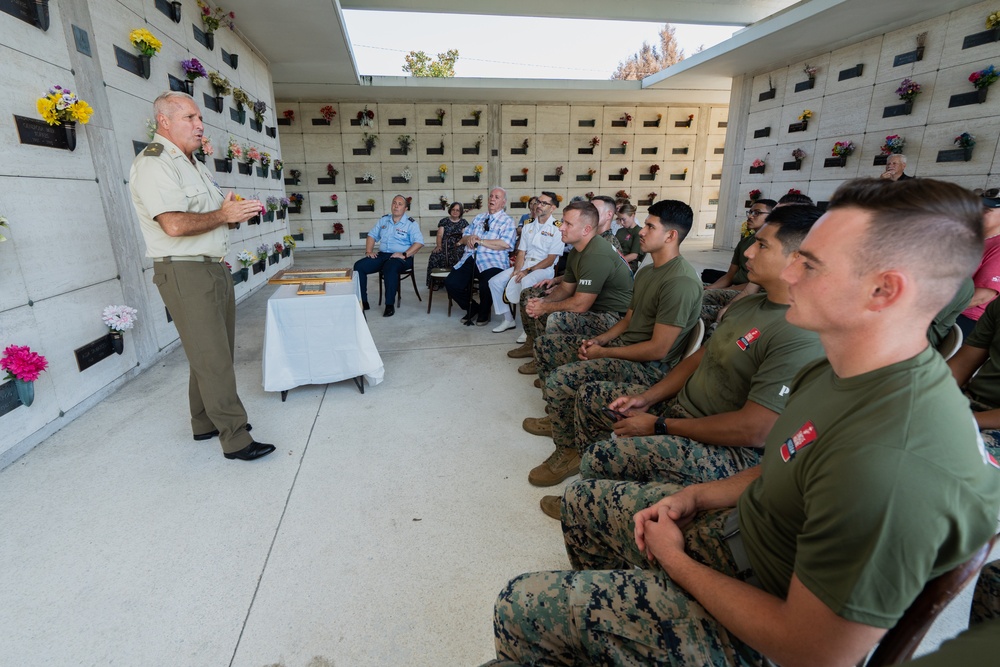 MARCENT pays tribute to 1st Lt. Baldomero Lopez