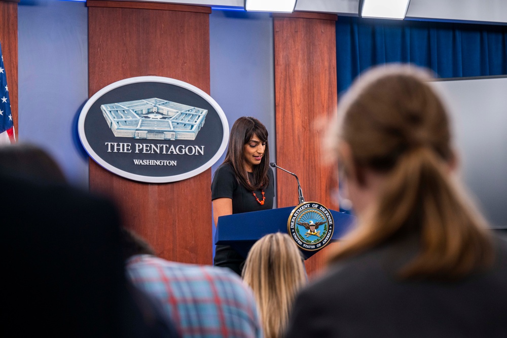 Deputy Pentagon Press Secretary Singh hosts Press Briefing