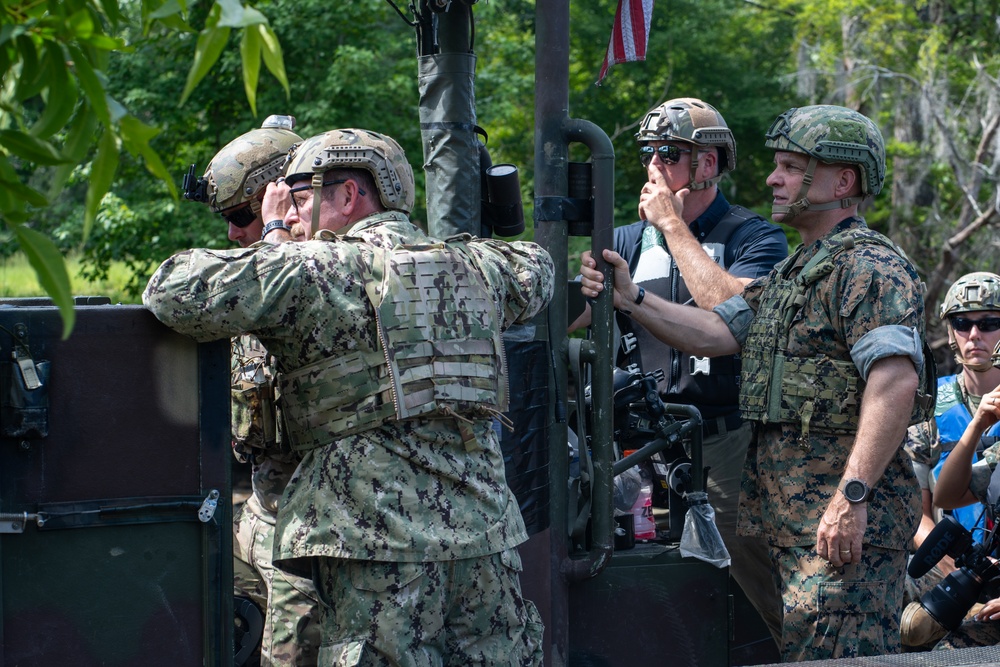 Lt. Gen. Bellon Visits Naval Small Craft Instruction and Technical Training School