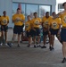 Chief Petty Officer selectees compete in cadence and guidon competition during annual CPO Heritage Days training event at the Hampton Roads Naval Museum