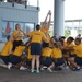 Chief Petty Officer selectees compete in cadence and guidon competition during annual CPO Heritage Days training event at the Hampton Roads Naval Museum