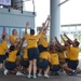 Chief Petty Officer selectees compete in cadence and guidon competition during annual CPO Heritage Days training event at the Hampton Roads Naval Museum