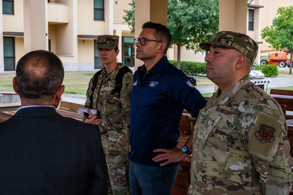 Assistant SECAF Visits Aviano Air Base