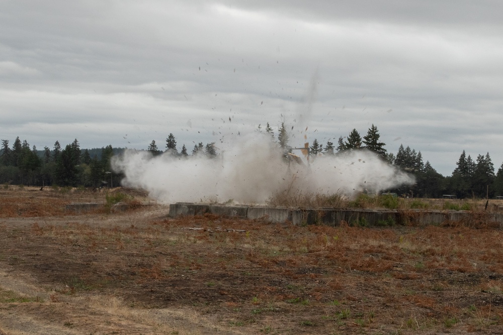 Biggest Explosion on JBLM in over a Decade