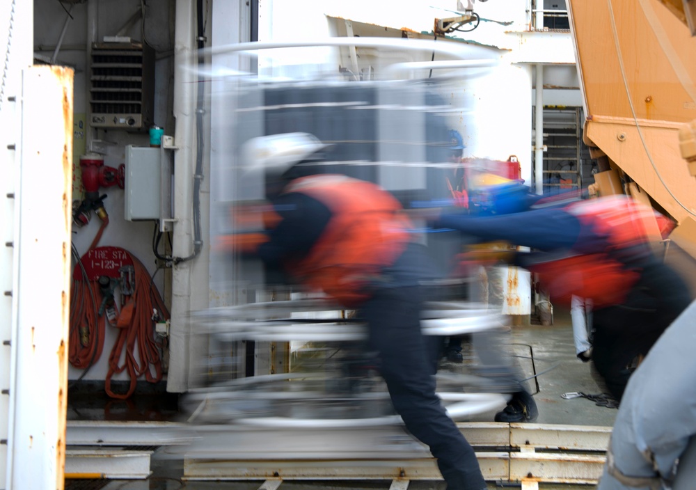 U.S. Coast Guard Cutter Healy conducts science mission