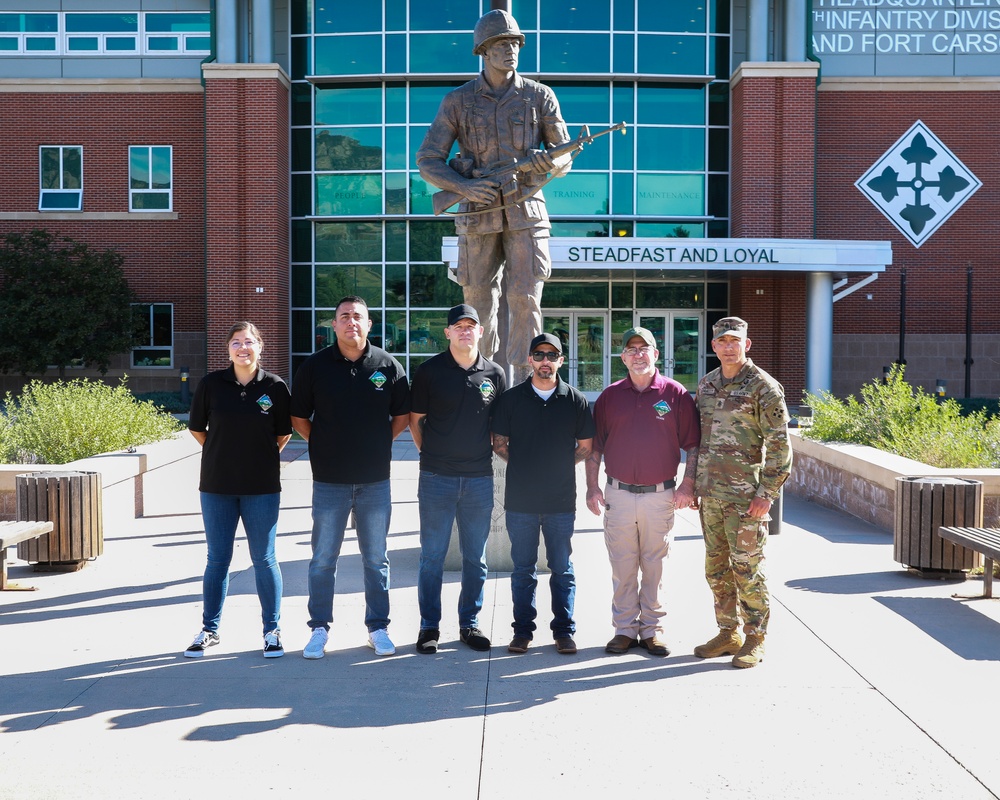 Fort Carson Ceremony Team Receives Coin for 9/11 Ceremony