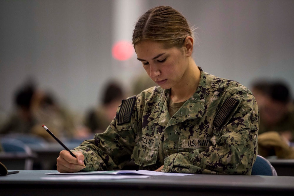 USS John C. Stennis Navy-Wide Advancement Exam