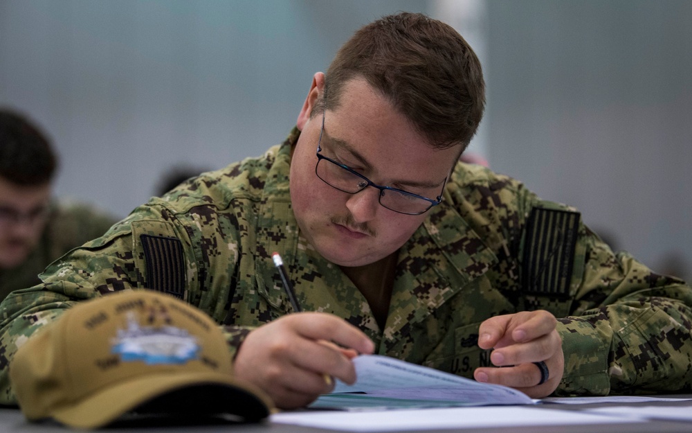 USS John C. Stennis Navy-Wide Advancement Exam