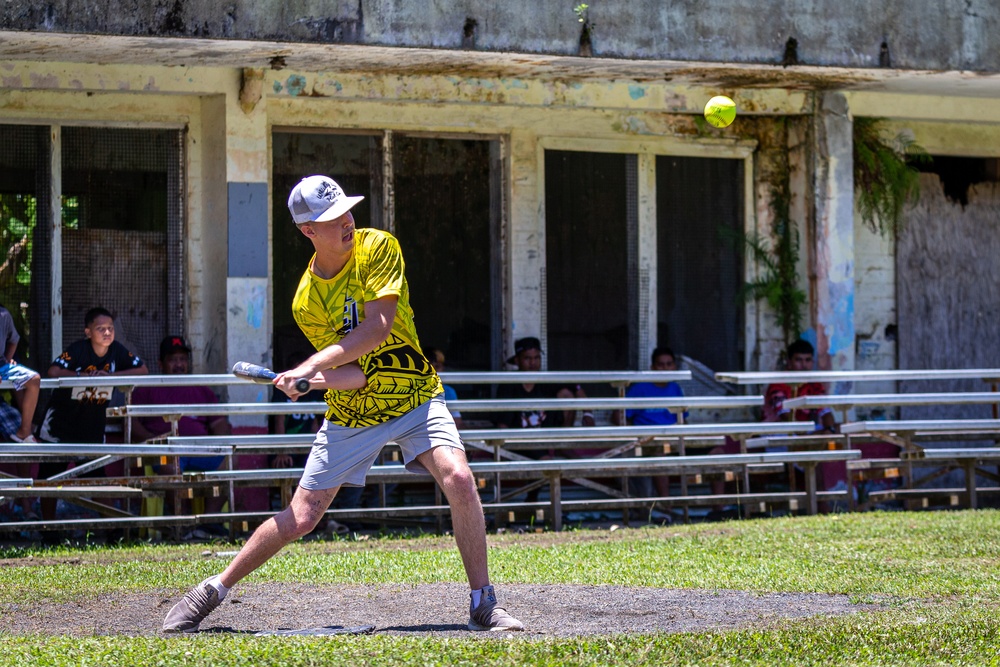 KM23: Softball Game at Lelu Elementary School