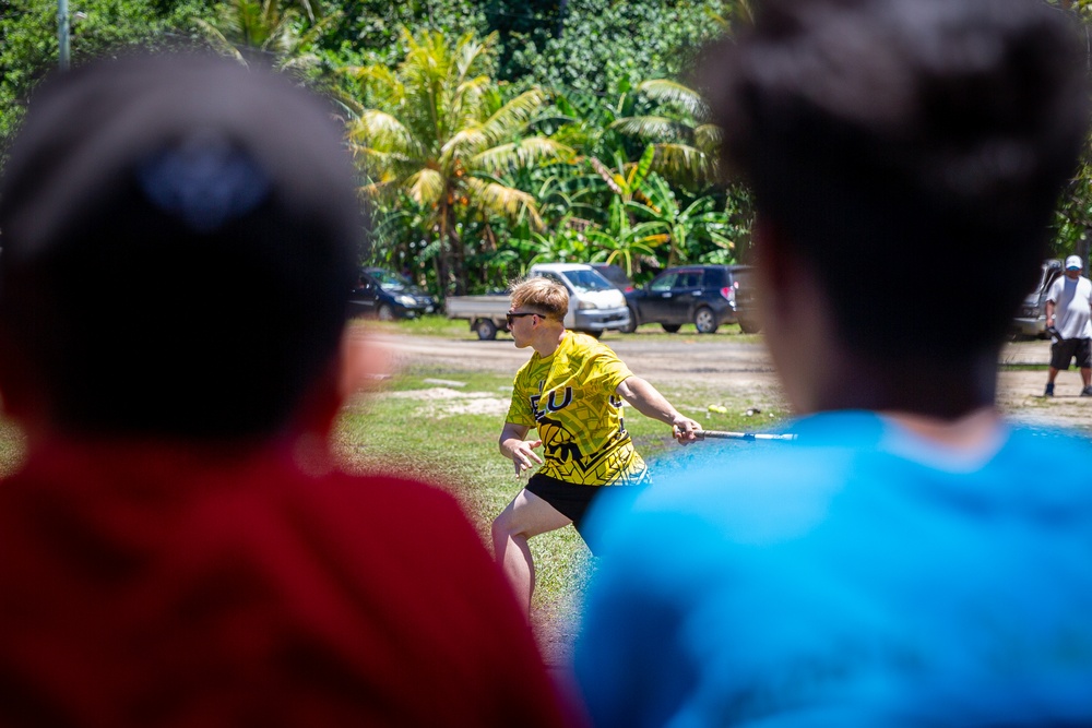 KM23: Softball Game at Lelu Elementary School