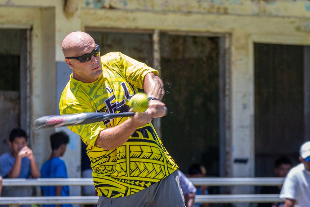 KM23: Softball Game at Lelu Elementary School