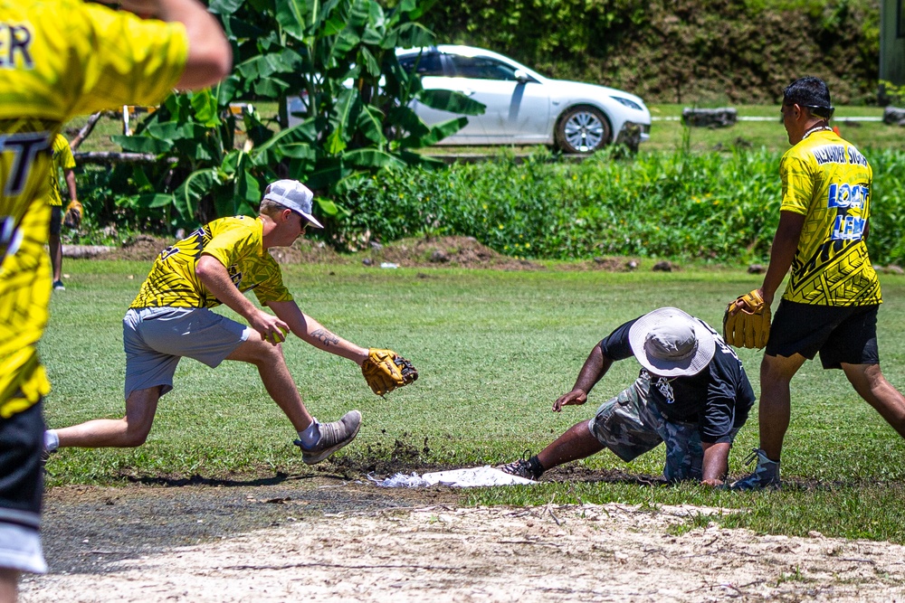 KM23: Softball Game at Lelu Elementary School