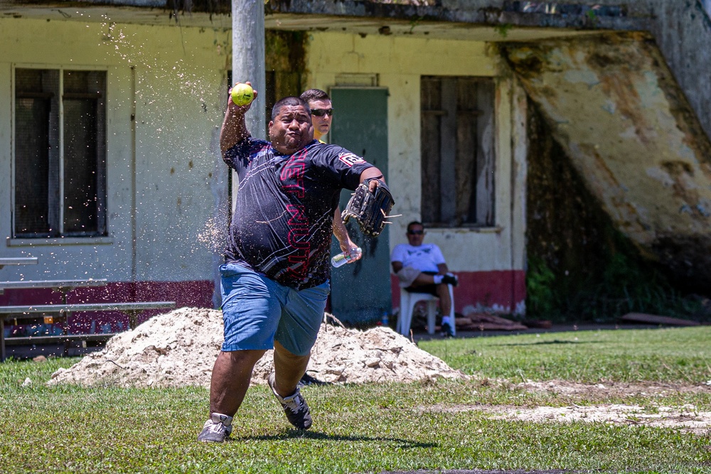 KM23: Softball Game at Lelu Elementary School