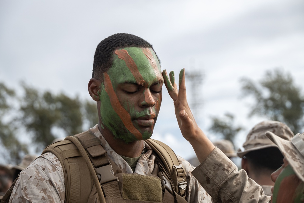 Forging Leadership and Precision: MCAS Kaneohe Bay Corporals Course 3-23 Land Navigation and Patrolling Exercise