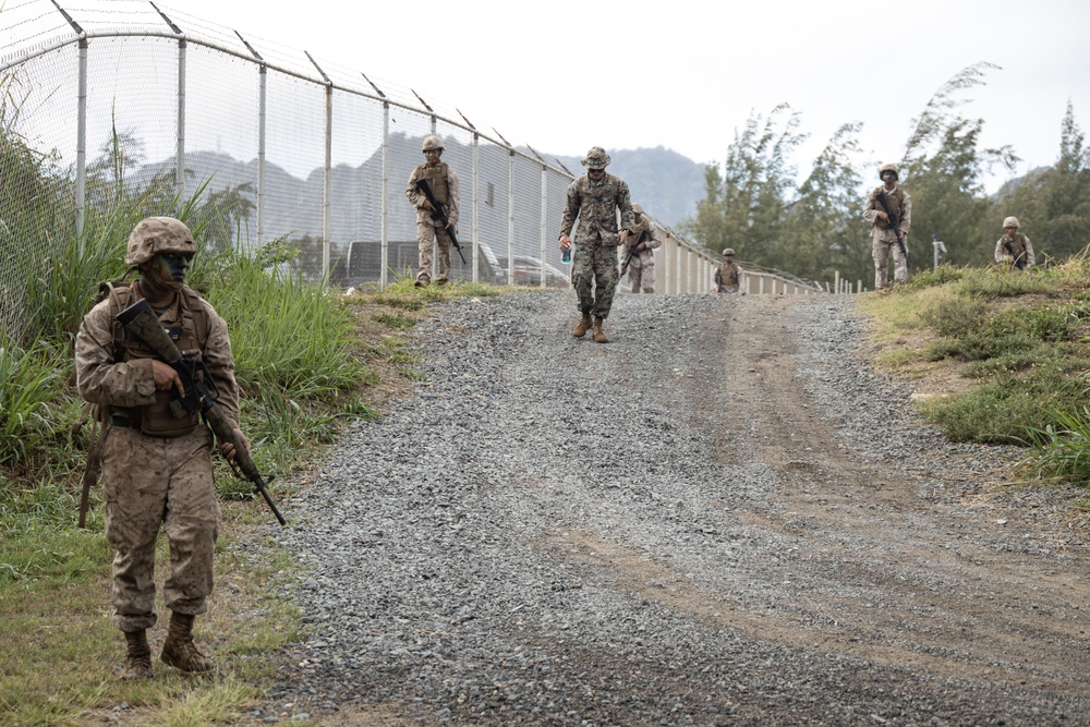 Forging Leadership and Precision: MCAS Kaneohe Bay Corporals Course 3-23 Land Navigation and Patrolling Exercise