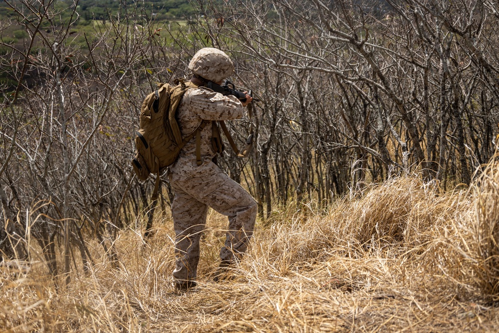 Forging Leadership and Precision: MCAS Kaneohe Bay Corporals Course 3-23 Land Navigation and Patrolling Exercise