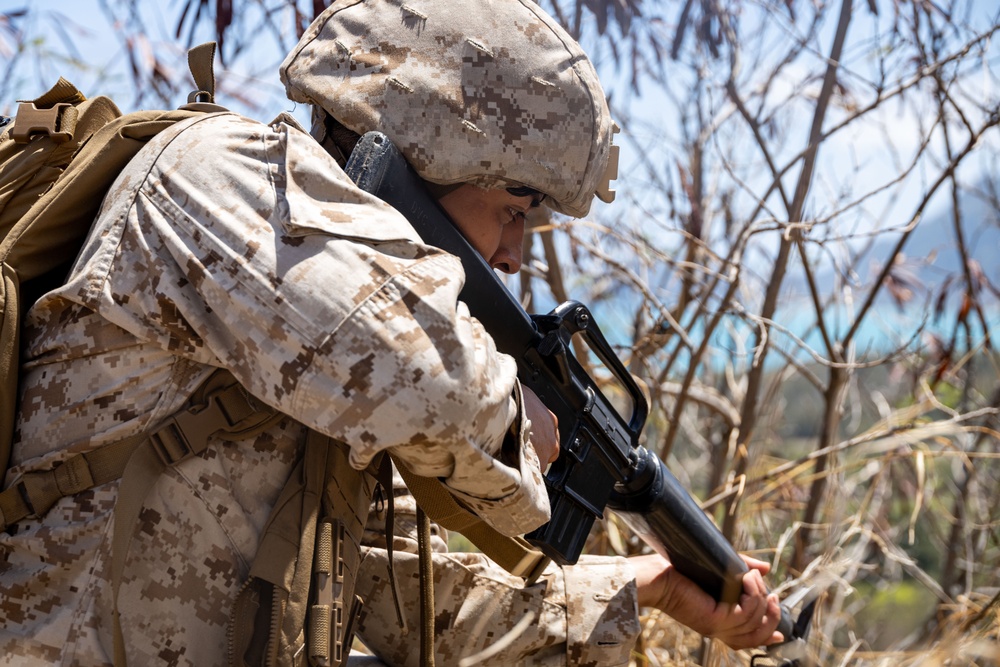 Forging Leadership and Precision: MCAS Kaneohe Bay Corporals Course 3-23 Land Navigation and Patrolling Exercise