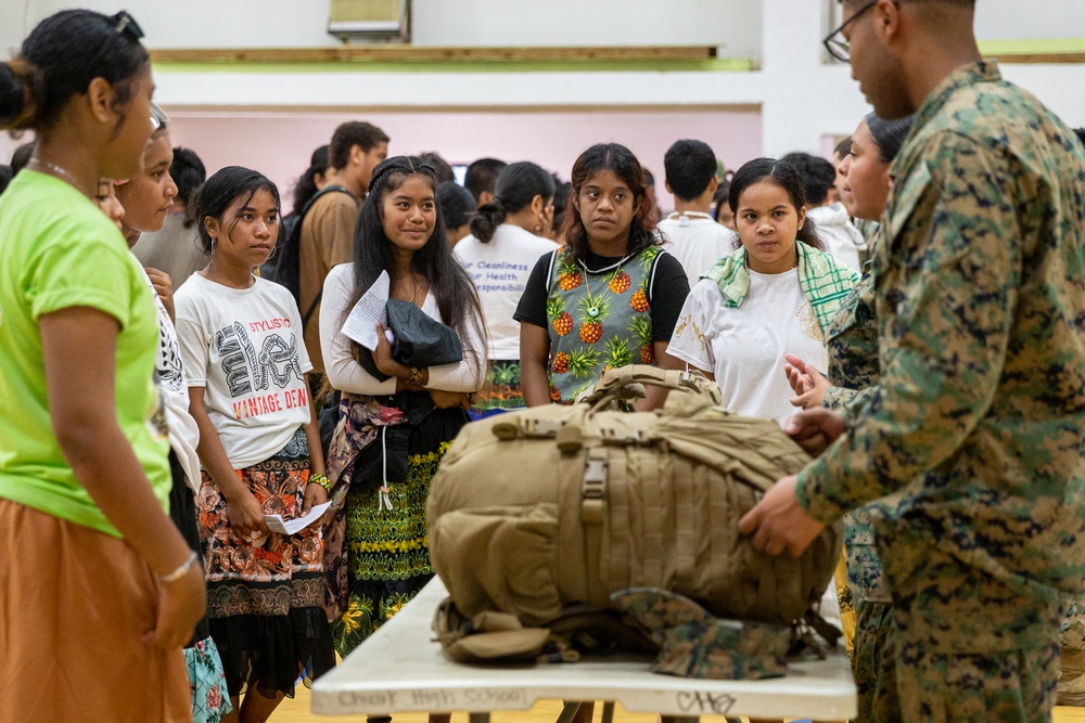 KM23: Chuuk High School Recruiting Event