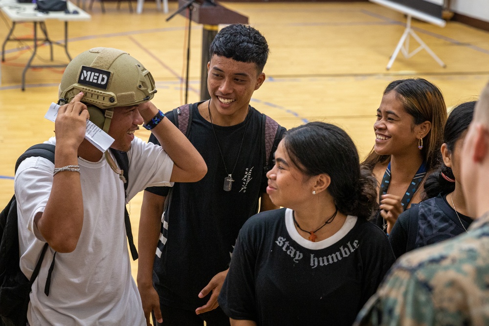 KM23: Chuuk High School Recruiting Event