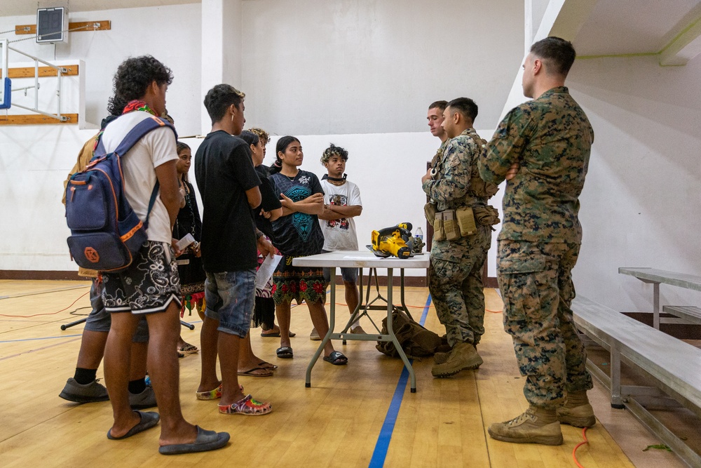 KM23: Chuuk High School Recruiting Event