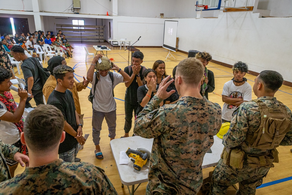 KM23: Chuuk High School Recruiting Event