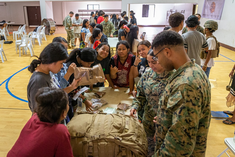 KM23: Chuuk High School Recruiting Event