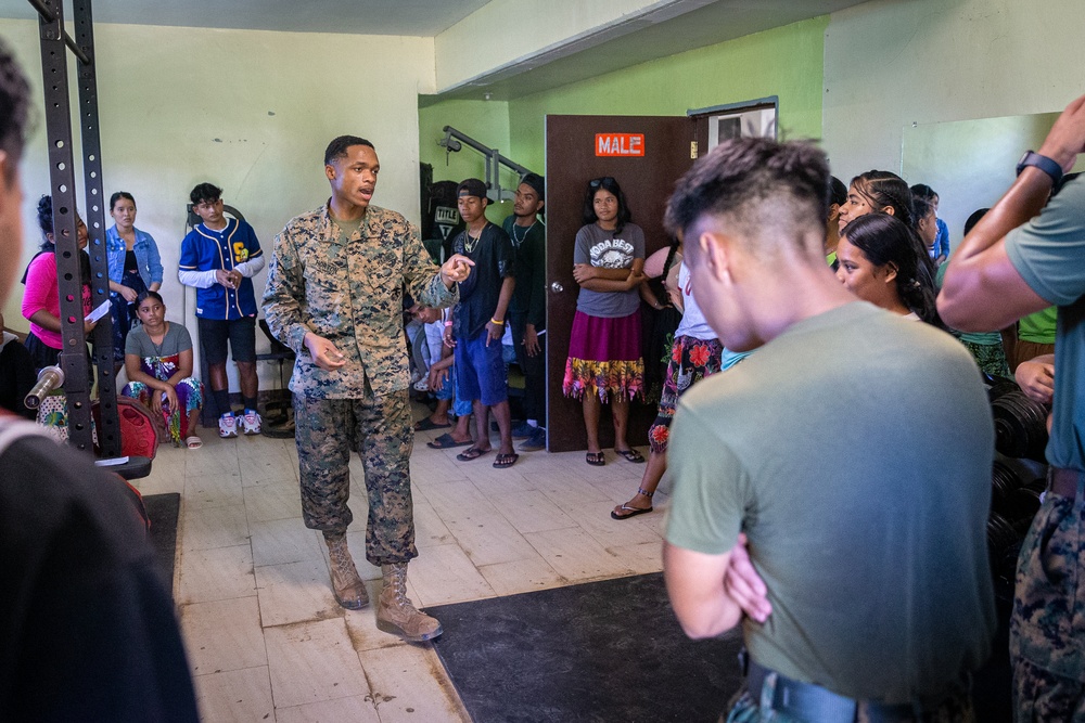 KM23: Chuuk High School Recruiting Event