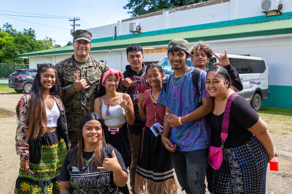 KM23: Chuuk High School Recruiting Event