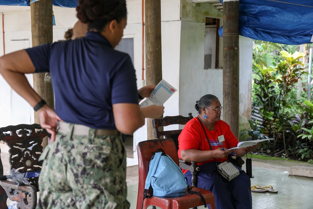 Pacific Partnership 2023 Medical Staff Participate in Lymphatic Filariasis Mass Drug Administration Event